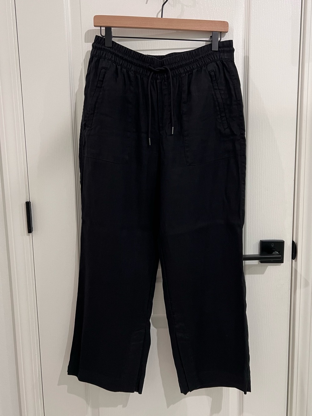 Athleta Retreat Linen High Rise Wide Leg Pant